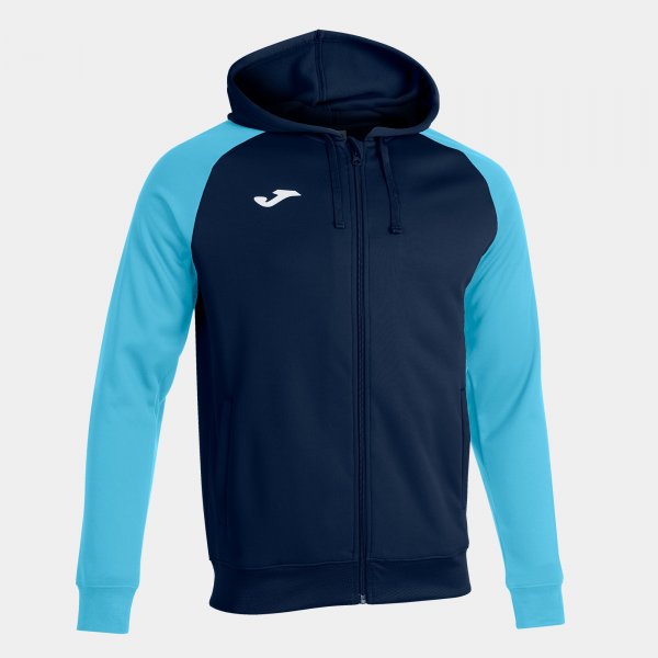 Mikina s kapucňou JACKET ACADEMY IV ZIP-UP HOODIE modrá námornícka