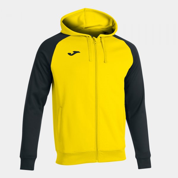 Mikina s kapucňou JACKET ACADEMY IV ZIP-UP HOODIE žltá čierna
