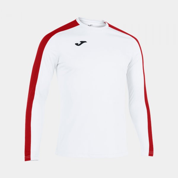 Dlhý dres / dlhé tričko ACADEMY LONG SLEEVE T-SHIRT biela červená