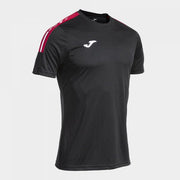 ECO ESSENTIAL SHORT SLEEVE T-SHIRT BLACK RED BLACK-RED