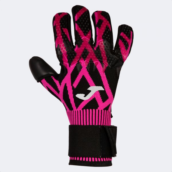 Brankárske rukavice AREA 360 GOALKEEPER GLOVES čierna fuchsiová