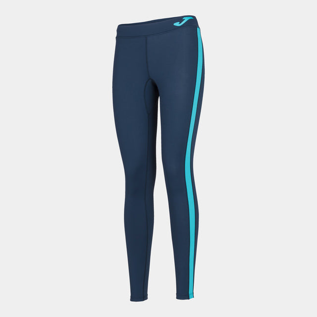 Dámske bežecké nohavice ASCONA LONG TIGHTS modrá námornícka tyrkysová