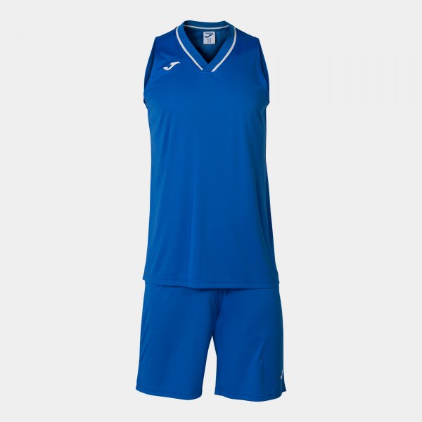 Basketbalový set ATLANTA TWO-PIECE SET azúrová biela