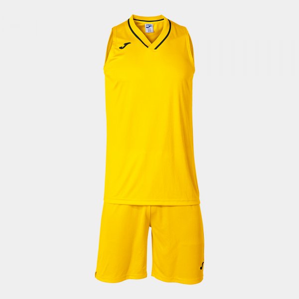 Basketbalový set ATLANTA TWO-PIECE SET žltá čierna