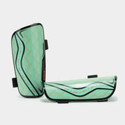 Chrániče ATTACK SHIN GUARDS TURQUOISE FLUOR CORAL tyrkysová