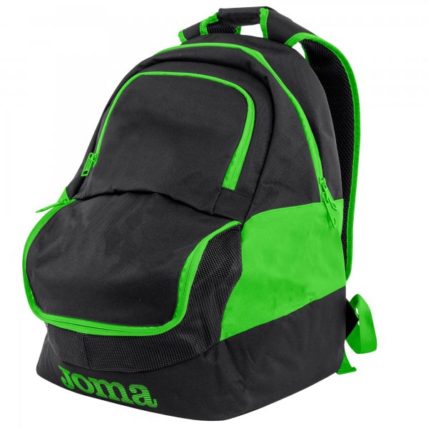 Batoh DIAMOND II BACKPACK čierna fluo zelená