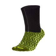 Štulpne / ponožky CALZA GIVOVA GRIP čierna-fluo žltá
