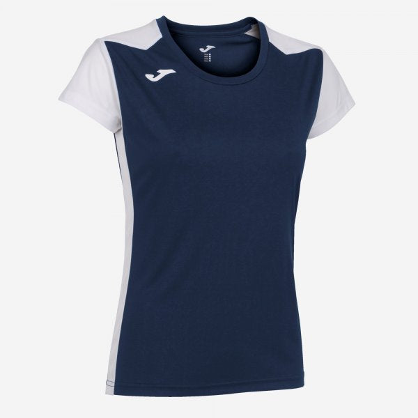 Dámsky dres / tričko RECORD II SHORT SLEEVE T-SHIRT modrá námornícka biela
