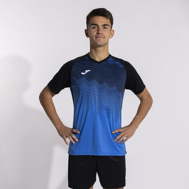 Dres CAMISETA MANGA CORTA TIGER VI azúrová čierna