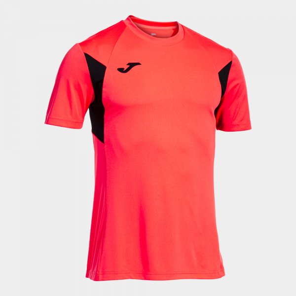 Dres / tričko WINNER III SHORT SLEEVE T-SHIRT koralová fluo čierna