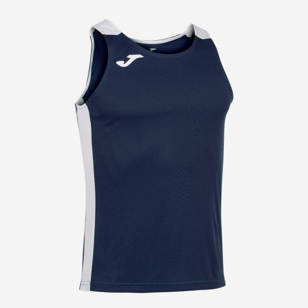 Športové tielko RECORD II TANK TOP modrá námornícka biela