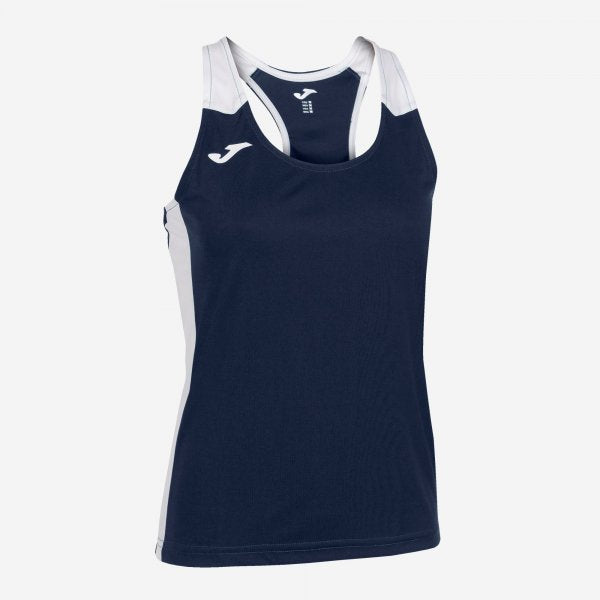 Dámske športové tielko RECORD II TANK TOP modrá námornícka biela