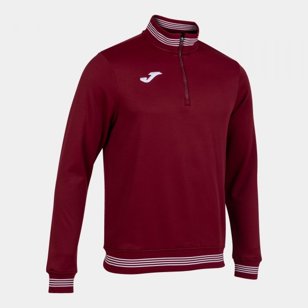 Mikina CAMPUS III SWEATSHIRT 1/2 ZIP bordová