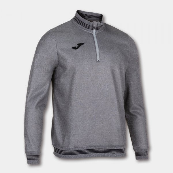 1/2 ZIP CAMPUS III MELANGE SWEATSHIRT GRIS MELANGE MEDIO