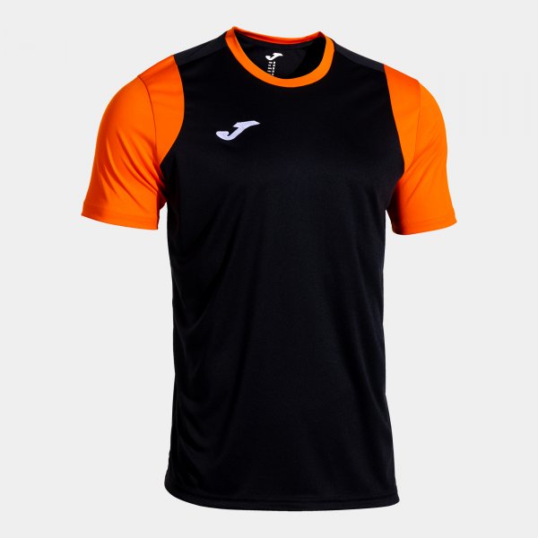 Dres / tričko CANCHA SHORT SLEEVE T-SHIRT čierna oranžová