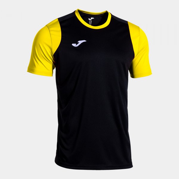 Dres / tričko CANCHA SHORT SLEEVE T-SHIRT čierna žltá