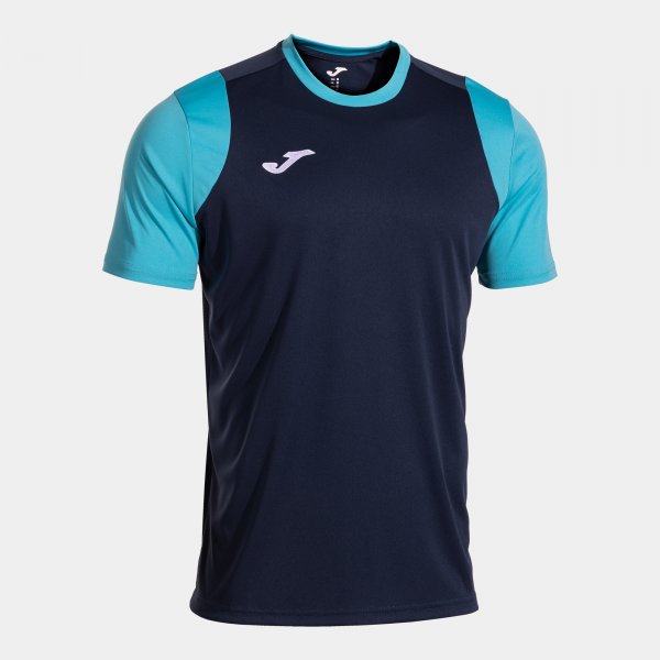 Dres / tričko CANCHA SHORT SLEEVE T-SHIRT tmavá námornícka-tyrkysová