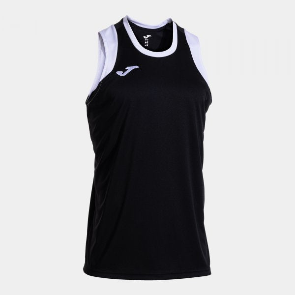Basketbalový dres CANCHA SLEEVELESS SHIRT oranžová - čierna biela