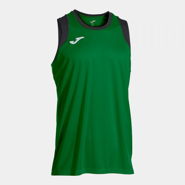 Basketbalový dres CANCHA SLEEVELESS SHIRT oranžová - zelená čierna