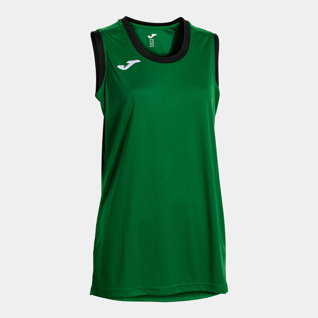 Dámsky basketbalový dres CANCHA SLEEVELESS SHIRT zelená čierna