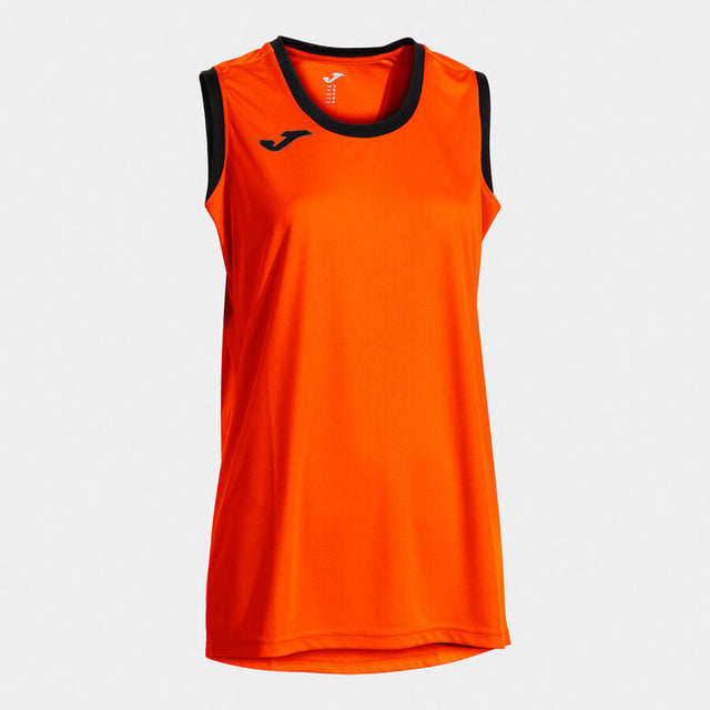 Dámsky basketbalový dres CANCHA SLEEVELESS SHIRT oranžová čierna