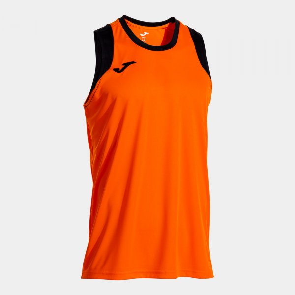 Basketbalový dres CANCHA SLEEVELESS SHIRT oranžová čierna