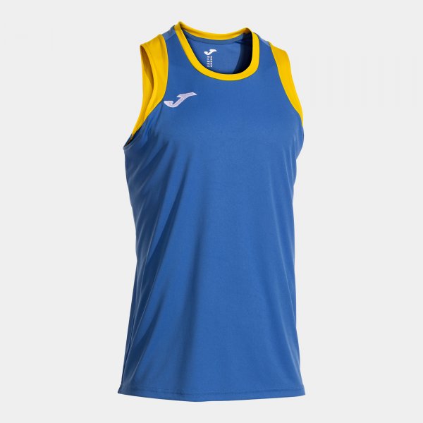 Basketbalový dres CANCHA SLEEVELESS SHIRT oranžová - azúrová žltá