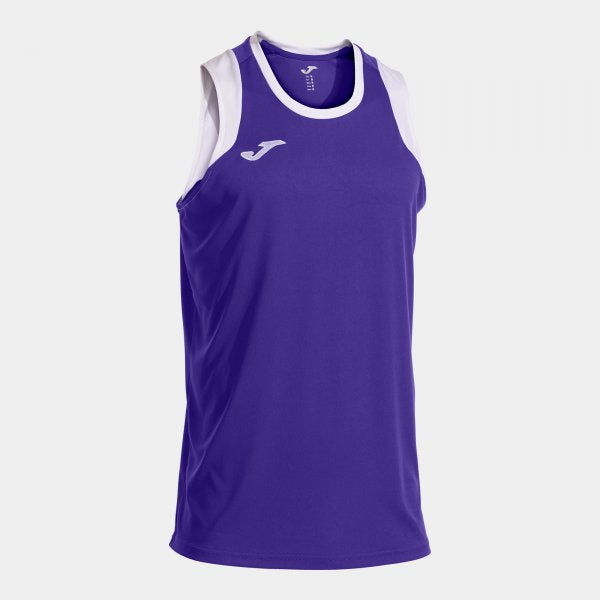 Basketbalový dres CANCHA SLEEVELESS SHIRT oranžová - fialová biela