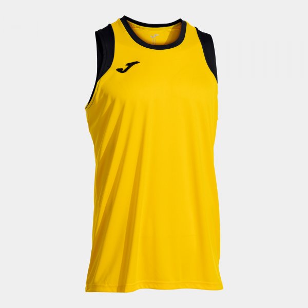 Basketbalový dres CANCHA SLEEVELESS SHIRT oranžová - žltá čierna