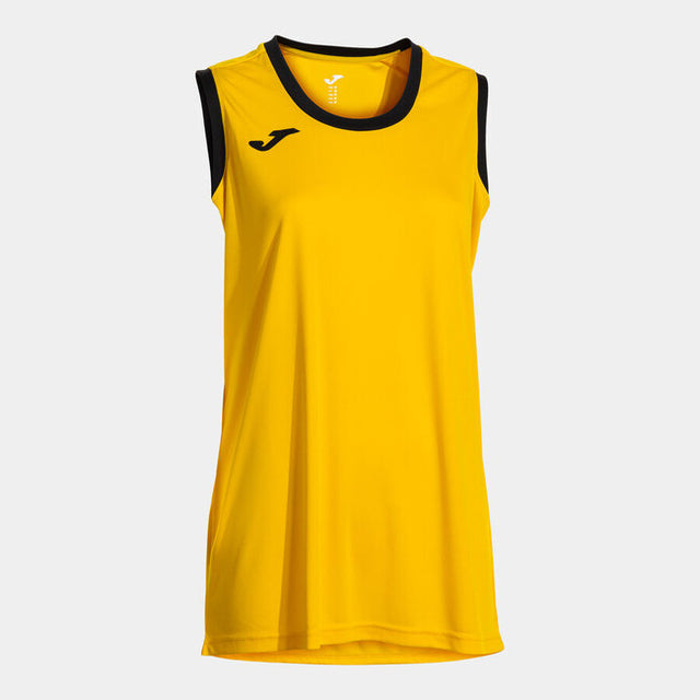Dámsky basketbalový dres CANCHA SLEEVELESS SHIRT žltá čierna