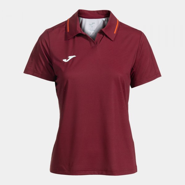 Dámske polo tričko CHALLENGE SHORT SLEEVE POLO bordová
