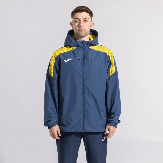 Bunda do dažďa CHAMPIONS VIII RAINCOAT modrá námornícka žltá