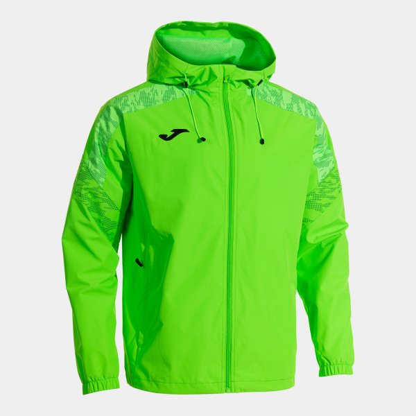 Bunda do dažďa CHAMPIONS VIII RAINCOAT fluo zelená