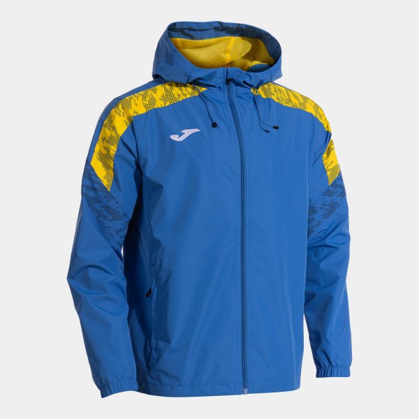 Bunda do dažďa CHAMPIONS VIII RAINCOAT azúrová žltá