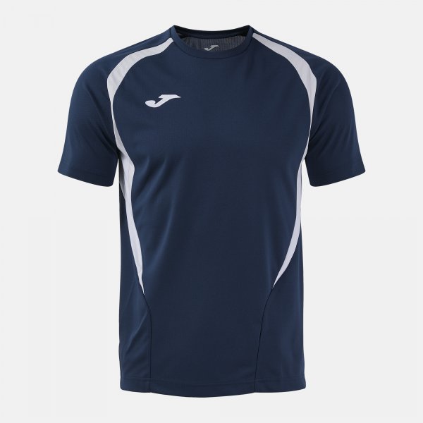 Tričko T-CHAMPIONSHIP SHORT SLEEVE T-SHIRT námornícka modrá šedá