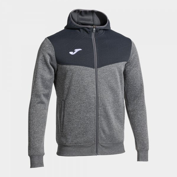 Mikina s kapucňou CAMPUS STREET ZIP-UP HOODIE šedá