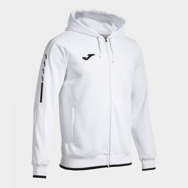 Mikina s kapucňou OLIMPIADA ZIP-UP HOODIE biela
