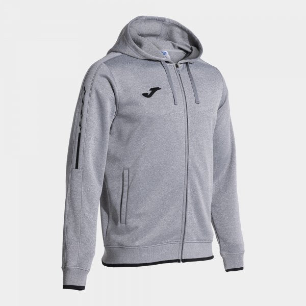 Mikina s kapucňou OLIMPIADA ZIP-UP HOODIE šedá