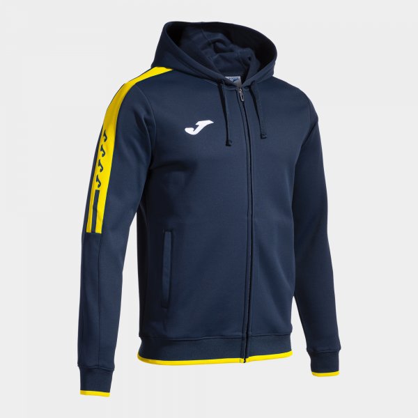 OLIMPIADA ZIP-UP HOODIE NAVY YELLOW NAVY-YELLOW