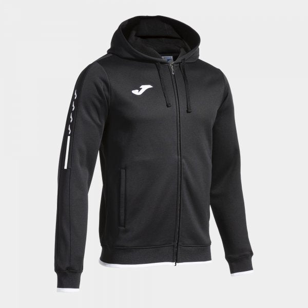 Mikina s kapucňou OLIMPIADA ZIP-UP HOODIE čierna