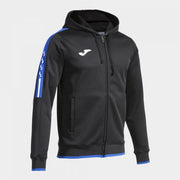OLIMPIADA ZIP-UP HOODIE BLACK ROYAL BLACK-ROYAL