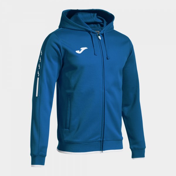 Mikina s kapucňou OLIMPIADA ZIP-UP HOODIE azúrová