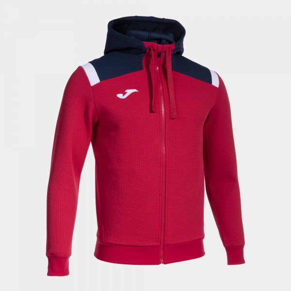 Mikina s kapucňou TOLEDO  ZIP-UP HOODIE červená námornícka modrá