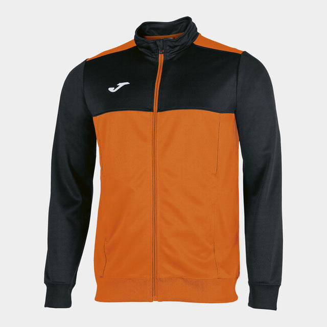 Mikina JACKET WINNER oranžová čierna