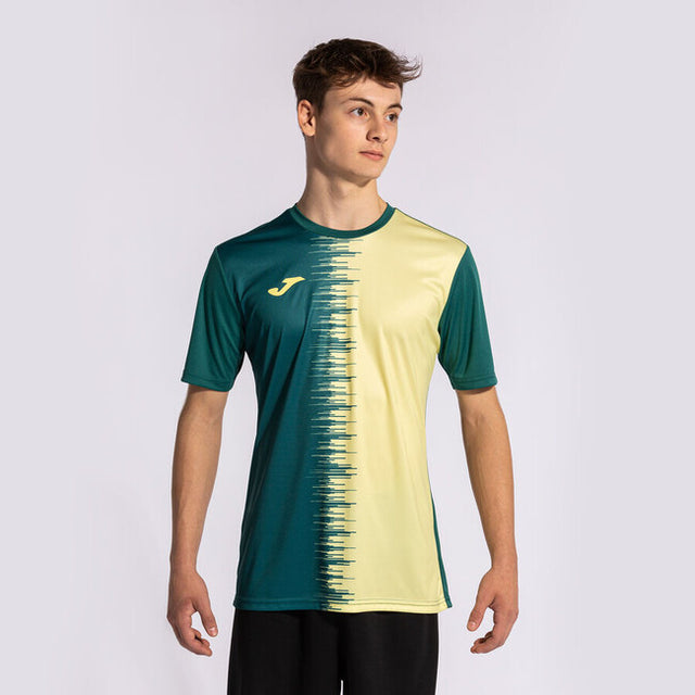 Dres / tričko CITY II SHORT SLEEVE T-SHIRT zelená žltá