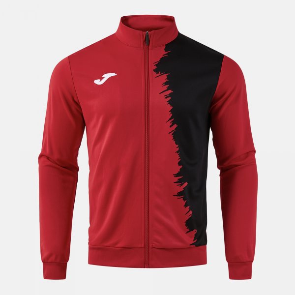 CITY III FULL ZIP SWEATSHIRT RED BLACK RED-BLACK
