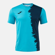 CITY III SHORT SLEEVE T-SHIRT FLUOR TURQUOISE DARK NAVY FLUOR TURQUOISE