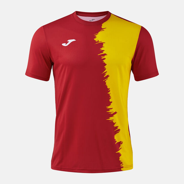 Tričko CITY III SHORT SLEEVE T-SHIRT tmavá námornícka modrá - červená žltá