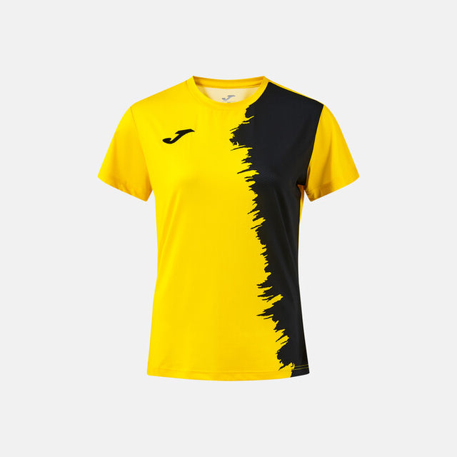 Dámske tričko CITY III SHORT SLEEVE T-SHIRT tmavá námornícka modrá - žltá čierna