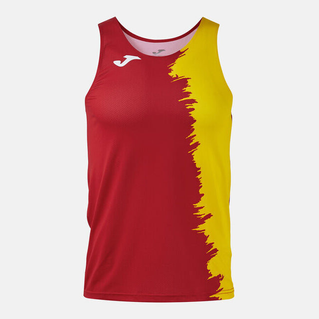 Tričko CITY III TANK TOP tmavá námornícka modrá - červená žltá